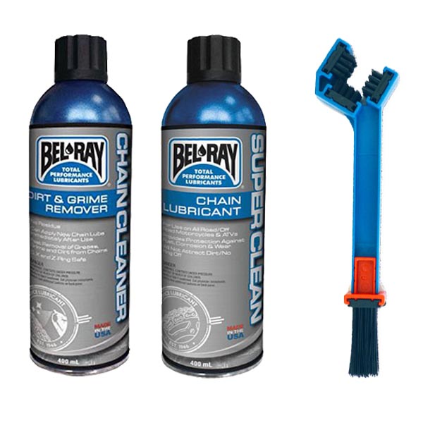 Σετ Περιποίησης Καθαρισμού Αλυσίδας Belray Μαζί Με Ειδική Βούρτσα Καθαρισμού BEL RAY 4050223-kitbrush