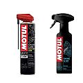 Σετ Λιπαντικό Σπρέι Motul C4 Και Shine&Go 