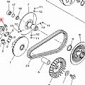 Oem Slider Variator (3pcs) YAMHA X-MAX 300 YAMAHA