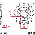 Γρανάζι εμπρόσθιο JT JTF1373.16