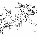 Καπάκι τιμονιού εμπρός γνήσιο INNOVA 125 2003-2005 ασημί 