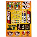 Moto GP Stickers ASIA