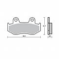 BRAKING 667 FA323 Front Brake Pads SH125 SH150 BRAKING