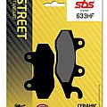 Motorcycle Brake pads SBS 633HF FA165/2 STD RR