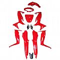Σετ Κουστούμι Πλαστικά Κόκκινο Για Modenas Dynamik 125