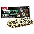 Αλύσιδα RK 525XSO Χρυσή - Μαύρη 118 Links  RK EXCEL