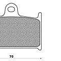 Organic Front Disk Pad GSX R 750 (88-93)