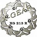 Δισκόπλακα πίσω X-GEAR KAWASAKI GPZ 900 R 90-03 / GPX 600 R WARBIRD 86-96 XGEAR