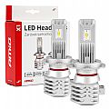 Λάμπες LED Σετ AMIO H7 10-16V 40W 6.500K 4400lm (Με Ψύκτρα) X1  2ΤΕΜ. AMIO