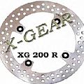 Δισκόπλακα πίσω X-GEAR HUSQVARNA CR 125 00-09 / HUSQVARNA WR 360 00-04 XGEAR