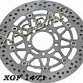 Floating Front Disk Brake SUZUKI GSX R 600 04-05 XGEAR