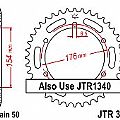 Rear sprocket JT JTR343 43 Teeth