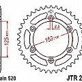 Rear sprocket JT JTA210.40 teeth alouminioum HONDA JT