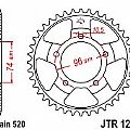 Rear sprocket JT R1209 41-42 Teeth JT