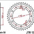 Γρανάζι πίσω JT JTR1340 44 Δόντια