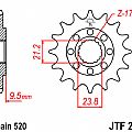 Front sprocket JT JTF284.13 teeth HONDA CRF 450 X (05-09) JT