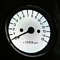 Digital Tachometer 7 COLOURS EMGO 60mm DIAMETER EMGO