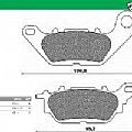 Σετ τακάκια εμπρός NEWFREN FD437BA για YAMAHA XC 125 VITY (08)