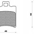 Set Pads Front NEWFREN FD196BE HONDA SH 100 (97) NEWFREN