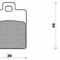 Set Pads NEWFREN FD249BE PIAGGIO LIBERTY 200 (06)