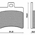 Σετ τακάκια πίσω με ενίσχυση kevlar NEWFREN FD267Be για APRILIA SCARABEO 125 (04-06)