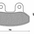 Set Pads NEWFREN FD293BKS with Kevlar SYM JOY RIDE 150 (01) NEWFREN