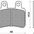 Σετ τακάκια πίσω με ενίσχυση kevlar NEWFREN FD323BKS για PEUGEOT ELYSTAR 125-150 (02) NEWFREN