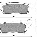 Set Pads Front NEWFREN FD406BE SH150 /  KYMCO XCITING 250 (05)