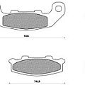 Set pads front NEWFREN FD138 KAWASAKI GPZ 400 R (90) NEWFREN