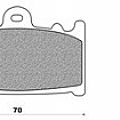 Organic Front Disk NEWFREN PAD FD143B SV 1000 (03-07)