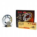 Set sprockets chain DID gold (NZG) HONDA INNOVA 125 DIDKIT