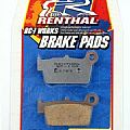 Set brake pads front sintered RENTHAL MX / OF-ROAD HONDA CR/CRF RENTHAL