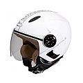 Beon motorcycle helmet B-200 in white BEON