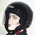 Helmet  Jet Corsa CX 100 Black CORSA