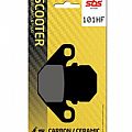 Motorcycle Brake pads SBS 101HF SFA083 SCOOTER 50-124CCM