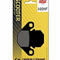 Motorcycle Brake pads SBS 102HF SFA83/2 SCOOTER 50-124CCM