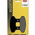 Motorcycle Brake pads SBS 178HF FA306 SCOOTER 50-124CCM SBS