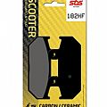 Motorcycle Brake pads SBS 182HF FA412 SCOOTER 50-124CCM SBS