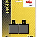 Motorcycle Brake pads SBS 519HF FA47 STD FR/RR SBS