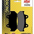 Rear Brake pads SBS 542HF FA69/3 STD FR/RR SBS