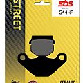 Motorcycle Brake pads SBS 544HF FA83 STD FR/RR ADLY/ATV150 