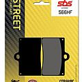 Motorcycle Brake pads SBS 566HF FA95 STD FR/RR