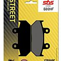 Front Motorcycle Brake pads SBS 600HF FA124 STD FR/RR