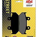 Front Motorcycle Brake pads SBS 600HF FA124 STD FR/RR SBS