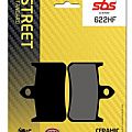 Motorcycle Brake pads SBS 622HF FA187 STD FR/RR SBS