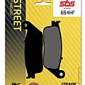 Motorcycle Brake pads SBS 654HF FA196 STD FR/RR SBS