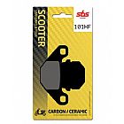 MOTORCYCLE BRAKE PADS SBS 101HF SFA083 SCOOTER 50-124CCM