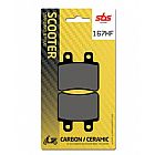 MOTORCYCLE BRAKE PADS SBS 167HF PEUGEOT ELYSEO 150