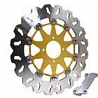 FRONT DISCK BRAKE GALFER BRAKES DAYTONA FLOATING FOR YAMAHA CRYPTON 298MM WITH ALUMINIOUM BRACKET