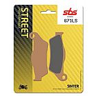 MOTORCYCLE REAR BRAKE PADS SBS 671LS FA181 RR